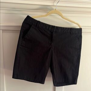 J. Crew Black Bermuda Shorts Knee-Length Casual